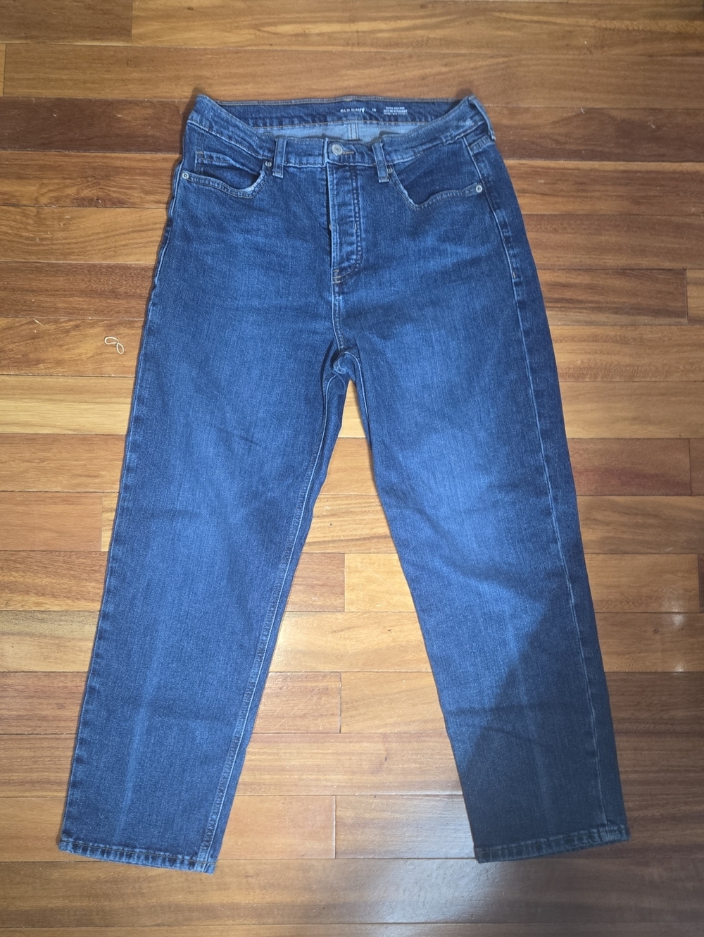 Old Navy Ski Hi Straight High Rise  Jeans 10